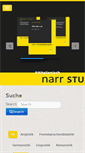 Mobile Screenshot of narr-studienbuecher.de